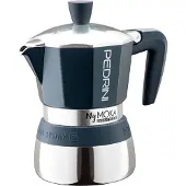Pedrini MyMoka Induction blauwe mokapot, 3 kopjes