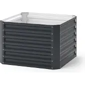OK-Living Verhoogd tuinbed Antraciet 90 x 90 cm, Model 42044