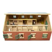 Kids Globe Paardenstal met 7 boxen, 1:24