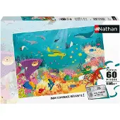 Nathan Puzzle enfant Animaux des océans 60 pièces