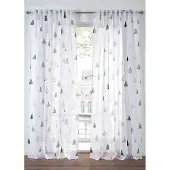 Bonprix Gordijn met dennenbomen print (1 stuk) maat H/B: 145/135 cm