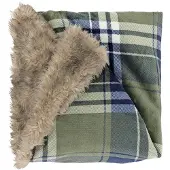 Unique living - Plaid Kenza - 130x170cm - Groen