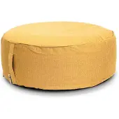 Unique living - Opblaasbare poef Senna - Yellow - 70x70x25cm