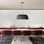 Marset Djembé Pendant Lamp Ø 100 cm x H 38 cm | Red | Triac