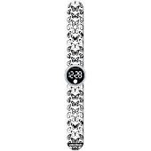 Watchitude Slap Watch Butterflies Colorable Clock Zilver