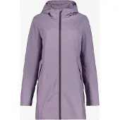 Mountain Peak lange gevoerde dames regenjas paars maat M