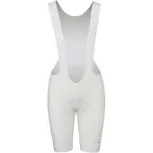 Agu SIX6 - Bibshort Dames - Duurzame Fietsbroek - Ongeverfd - Met Zeem - Gerecycled Polyester - Wit - Plat gestikte naden - Siliconen gripper