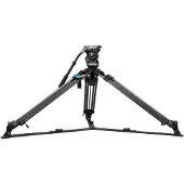 Sirui SQ75 Twin-Leg Video Tripod 75mm Half-Bowl + VHS10 Professional Fluid Head