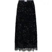 Vila Vibelieve Pailletten Middellange Rok 34 EU dames