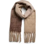 Pieces Sjaal 'PCBEA' bruin / taupe