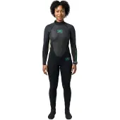 Ocean & Earth Surf School 3 Mm Dames Neopreen Wetsuit Met Lange Mouwen En Rugrits