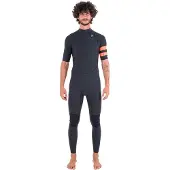 Hurley Plus 2/2 Mm Korte Mouwen Neopreen Pak Rits Op De Borst