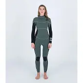 Hurley Plus 4/3 Mm Dames Wetsuit Van Neopreen Met Lange Mouwen En Rits Op De Borst
