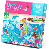 Crocodile Creek puzzel maxi - 48 stukjes - zeemeermin dromen - 4 jaar+.