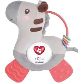 Creaciones Llopis Muzikale Activiteitenknuffel Zebra Met Licht En Geluid 24 Cm
