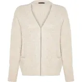 Trendyol TRENDYOLMİLLA Dames Grijs Effen Lang Oversized Vesten