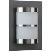 ALBERT LEUCHTEN Antraciet wandlamp buiten Hemisphere RVS