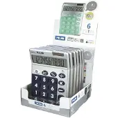 Milan Silver 10-digit 6-pack Calculator
