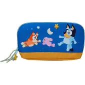 Blueys Bluey etui, 24 cm, kinderschooltasje met binnenvakken