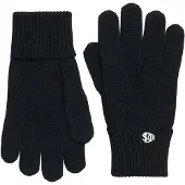 Superdry Logo Gebreide Handschoenen Black Grootte: 1SIZE