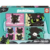 Educa Puzzle How to train dragon 50 pièces