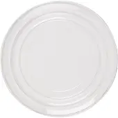 Clayre & Eef Ontbijtbord Ø 22 cm Wit Keramiek Rond Bord