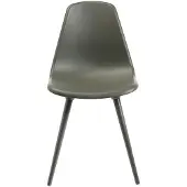 Topstar T 2020 kuipstoel, 4-poot, desinfectiebestendig, zonder armleuningen, grijs/grijs