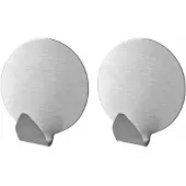 Niko Zelfklevende Ronde Haken - 2 stuks - RVS