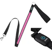 Nobleza LED Hondenriem - Lichtgevende Hondenlijn - USB Oplaadbaar - Reflecterend - 120 cm - Roze