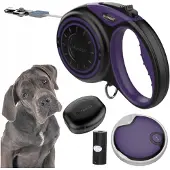 DOGNESS Automatische Hondenriem 5m XL - Incl. LED & Poepzakjeshouder