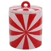 Housevitamin Voorraadpot - Swirl - Rood/Roze - 11X11X14,5Cm