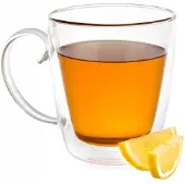 DUKA Dubbelwandige Glas Lise 500ml - Stijlvolle Theekop