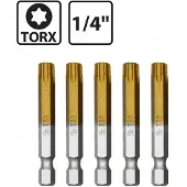 Rexxer TX40 Schroefbit 1/4" 50mm - Set van 5 stuks