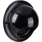 Starx Buitenrooster | | Ø 125 mm (Bol, Gaas, RVS, Zwart)