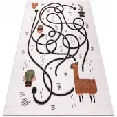 Rugsx Tapijt FUN Game voor kinderen, spel, lama room 80x150 cm
