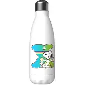 Snoopy Roestvrij Staal Gepersonaliseerde Fles Met Letter X 550ml