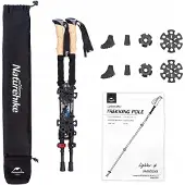 Naturehike Ultralichte Carbon Wandelstokken - Opvouwbaar & Verstelbaar