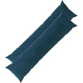 vidaXL Kussen met kussen HEERLEN 2 st Blauw fluweel