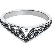 EtNox Elfish Dames Ring - zilverkleurig - 56