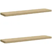 vidaXL 2-delige Bankkussens VUGHT 2 st 100% Polyester Beige
