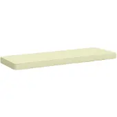 vidaXL 1-delig Bankkussen VUGHT 100% Polyester Crèmekleurig