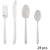 Secret De Gourmet RVS bestekset - 24 stuks, Zilver