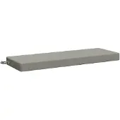 vidaXL Bankkussen SOEST 100% Polyester Grijs 120 x 40 x 8 cm