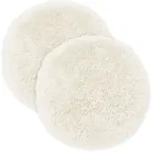 vidaXL Kussen 2 st HEERLEN Wit Ø 50 cm PV Fleece