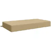 vidaXL Zitkussen SOEST 100% Polyester Beige 120 x 80 x 15 cm