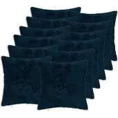 vidaXL Kussensloop 12 st HEERLEN Marineblauw 50 x 50 cm