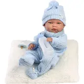 Llorens full body babypop jongen Nico met speen 40 cm