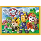 Trefl Psi Patrol Vakantie Puzzels 4-in-1 voor Kinderen