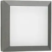 Albert Vierkante wandlamp buiten Parel 32cm