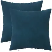 vidaXL Kussen met kussen HEERLEN 2 st Blauw fluweel